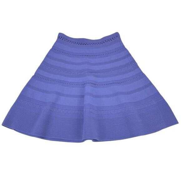 Sandro Enor Eyelet A-Line Mini Skirt Size Small - Picture 5 of 8